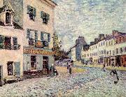 Alfred Sisley Strabe in Marly china oil painting artist